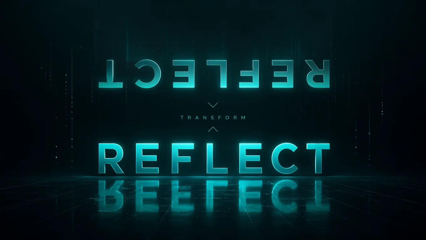 Mirror text generator preview with mirrored, upside down and reversed text styles