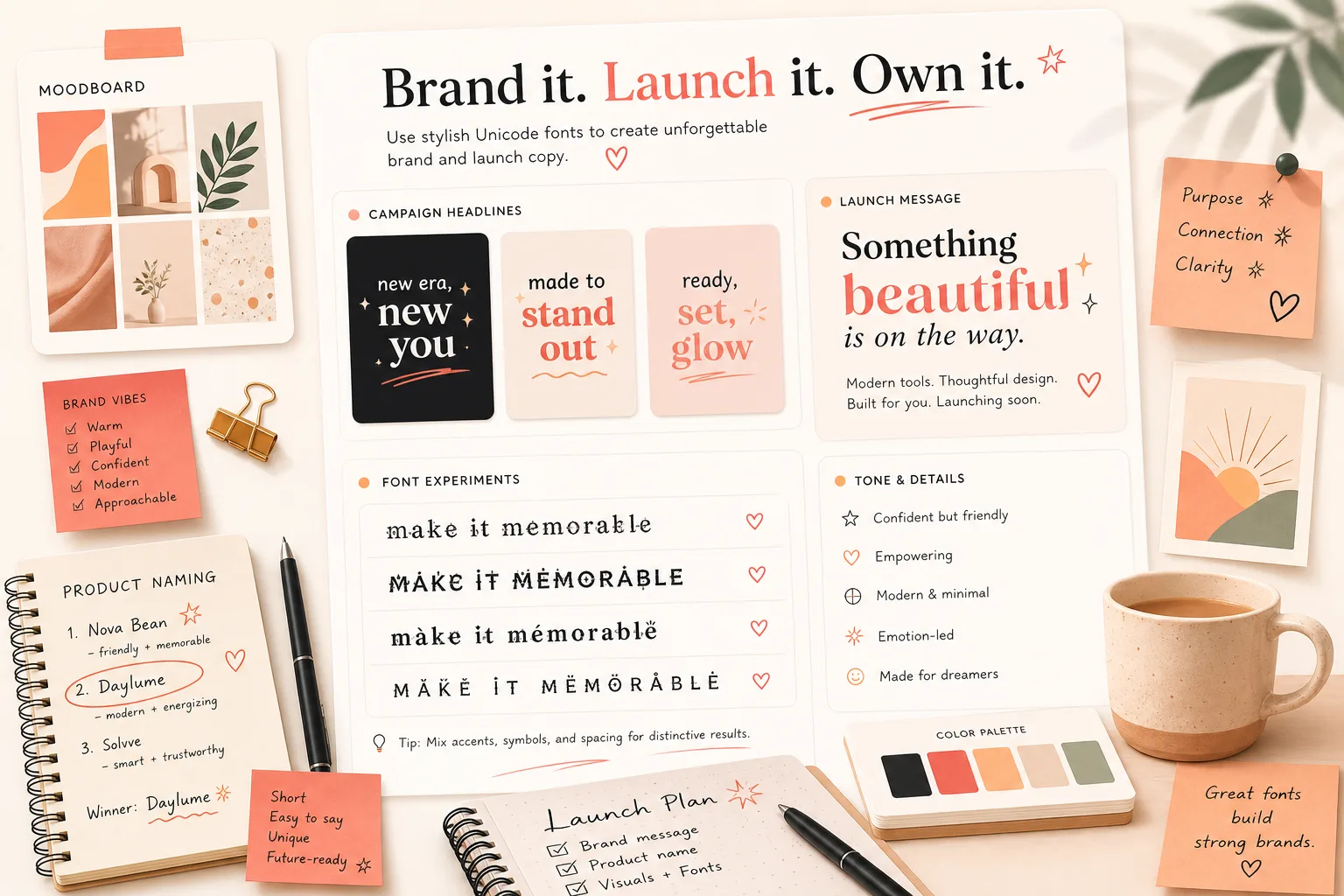 Use font generator in branding and business