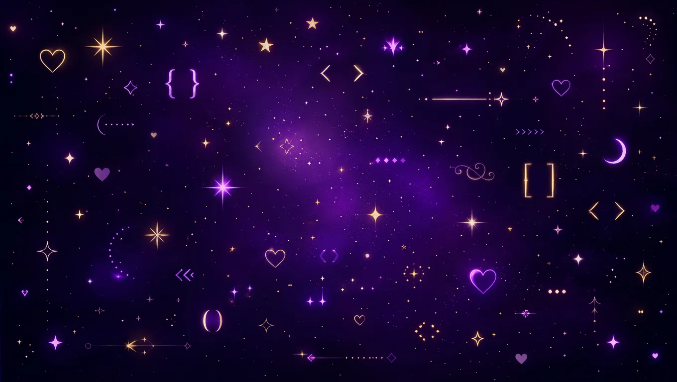 Symbol text generator preview with star, heart, and bracket styles